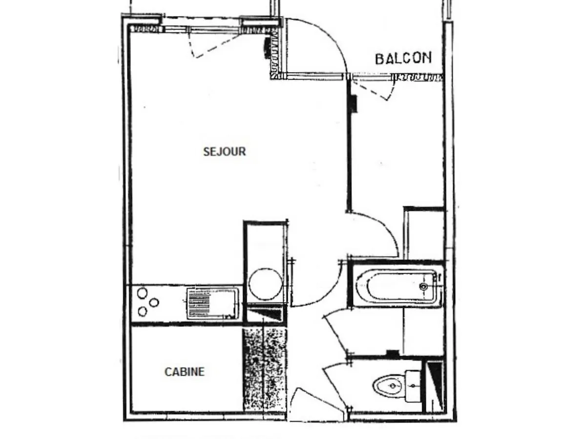Studio Cabine 4 Pers, Balcon, Animaux Autorises - Fr-1-452-279 Saint-Martin-de-Belleville Apartment